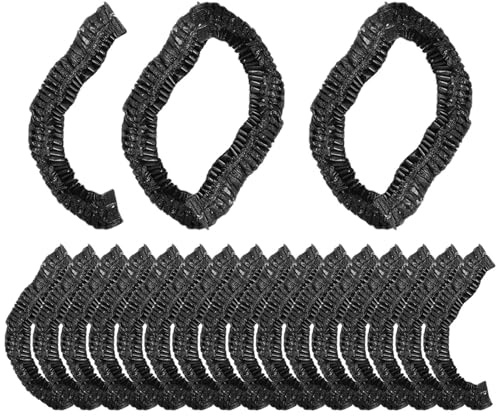 Bärbar toalettpåse – 100-pack – pottar, vattentäta sätesskydd för elastisk | passform, hållbar, läcker | Engångsbil-potta – träningsväska för resor camping barn, svart, Siehe Beschreibung, Se