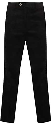 TrendyFashion Pantalon confortable en velours côtelé extensible pour homme avec ceinture à 3 poches