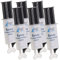 AGT Epoxy Kleber Metall: Epoxy 2-Komponenten-Kleber, hohe Belastbarkeit: 23 N/mm², 6er-Pack (2K Kunststoff, 2 Komponenten Metall Holz, Schuhe)