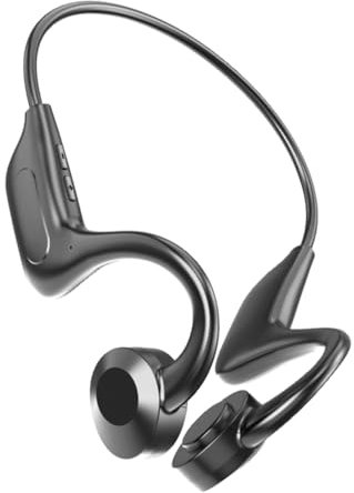 jojofuny Écouteurs sans Fil Conduction Osseuse Oreillettes Ouvertes pour Sport Fitness Course Écouteurs Stéréo Légers