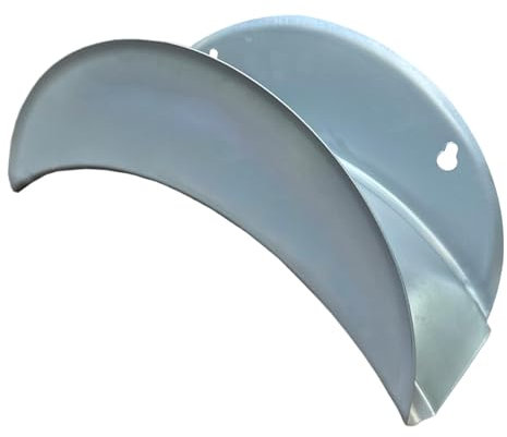 Schlauchaufhänger Wandhalterung, Schlauchhalter, Gartenschlauchhalter, platzsparendes Design, wetterbeständig, grau, 26 cm, für Gartenschlauchaufbewahrung und Verlängerungskabel