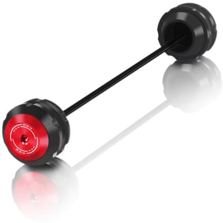 Moto Eje Slider Protección Compatible Con Aprilia Para Dorsoduro 900 2017 2018 2019 2020 Deslizadores De Horquilla Eje Delantero Trasero Para Motocicleta Almohadilla Protectora De Rueda Accesorios(Red