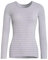Conta Thermo Langarm Shirt, wärmendes Thermoshirt aus natürlicher Baumwolle, bequemes Basic-Oberteil, Damenbekleidung, Sterling Geringelt, Größe: 38/S