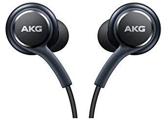 Auriculares estéreo OEM UrbanX 2020 para Galaxy Note 10 Note 10+ S10 Plus S9 Note 8 S9+ S10e S10e S10 Cable trenzado - Diseñado por AKG - con micrófono (negro) conector USB-C