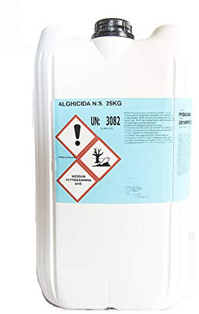 Brenntag Antialghe 25 Lt Non schiumogeno Pulizia Acqua Piscina alghicida