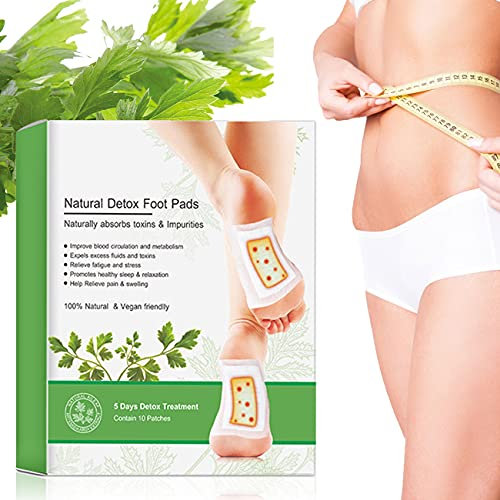 ZhiLianZhao Cerotti Piedi Detox, Toppe per I Piedi Patch per Zenzero All'aceto di bambù, con Ingredienti Naturali, Rimozione delle Impurità Migliora Il Sonno,80PCS