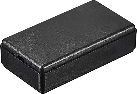 sourcing map 3 Stück Staubdicht Mini-Verteilerdose 50x27x14mm ABS für Elektroprojekt Schwarz