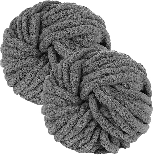 Bafeil Chunky Yarn 2-Pack, 250g x 2 Soft Thick Wool for Knitting & Crochet