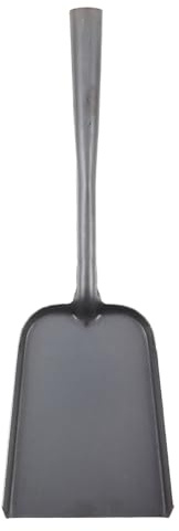 EPIGEIST Pala per Cenere in Acciaio Carbonio Pesante Scopa Multifunzionale per Stufa Bbq e Giardino con Impugnatura Ergonomica Paletta Carbone per Pulizia Effortless