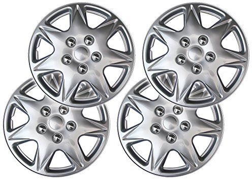 IMDIFA 013/915 Set de 4 Enjoliveurs 13 Pouces Lavezzi, Laques Argent