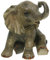 Out of Africa Elefant Figur von Lesser & Pavey, Harz, Mehrfarbig, Einheitsgröße