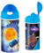 3D LiveLife Drinking Bottle - You Are Here from Deluxebase. 3D Lenticular Space Water Bottle with Straw. 600ml kids drinks bottle with original artwork from renowned artist, David Penfound