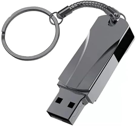 Chiavetta USB 3.0 ad alta velocità da 512 GB, impermeabile, per trasferimenti rapidi di file, durevole chiavetta per foto, video e documenti, ideale per studenti e professionisti, colore nero, 512 GB