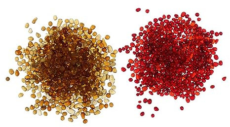 Happyyami 2ensembles Gravels Décoratifs pour Aquariums De Terrarium Gravillons pour Paysagisme Aquatique Et Naturel Convient Aux Aquariums Eau Douce Et Salée