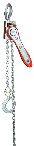 Paranco a catena manuale da 100 kg 150 kg Sollevamento a trazione Paranco a leva in miniatura, Mini tenditore portatile Strumenti for gru a catena con sollevamento a mano(100KG)
