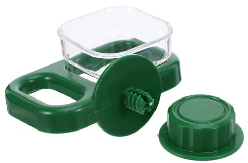 Sosoport Birdcage Water Dispenser Hanging Automatic Feeder for Parakeets and Small Pets Plastic Construction Easy-fill Water Bottle for Bird Cages and Outdoor Aviaries