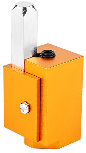 ZenithAur Scalpello per squadrare angoli per la lavorazione del legno per rientranze cerniere, utensile per mortasare porte, punzone per angoli ad angolo retto per la massima (Oro)