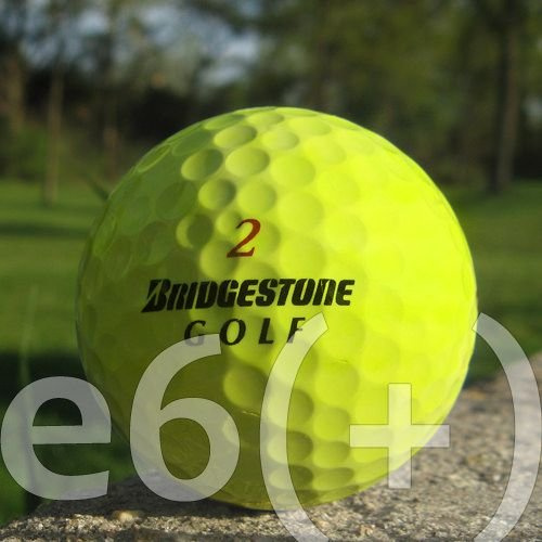 25 BRIDGESTONE E6(+) GIALLO Palla Morbida da Golf LAKEBALLS - QUALITÀ AAA AA (A B GRADE)