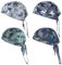 4 Stück Bandana Kopftuch Herren Cling Cap Hijab Skull Cycling Cap UV Schutz Sommer Camouflage Helm Radfahren Hijab Bandana Kopftuchcy Damen Radmütze Outdoor Aktivitäten