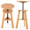 VISWIN 48-65cm Höhenverstellbarer Hocker aus Holz, Buchenholz, Künstlerhocker für Zeichentisch, Malhocker für Künstler, Erwachsene, Holzstuhl für Bar, Küche, Heimgebrauch, Büro, Studio