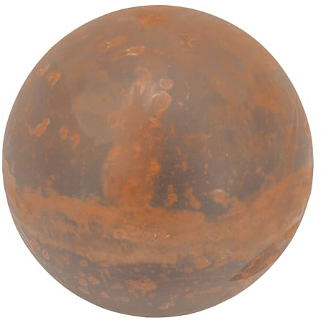 UNUS Boule de jardin en métal, Ø 40 cm, boule décorative aspect rouille pour jardin, parterres et terrasse