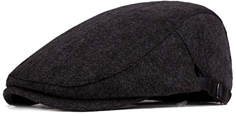 Fasbys Newsboy Cap Mens Classic Gatsby Baker Boy Hat Flat Caps Tweed Adjustable Ivy Peaky Beret Cap Hat