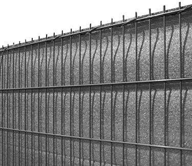 Koll Living Protección visual para vallas de barra, antracita, 100 x 500 cm, de polietileno de alta densidad resistente a roturas, apta para valla de una y doble varilla, perfecta protección solar y