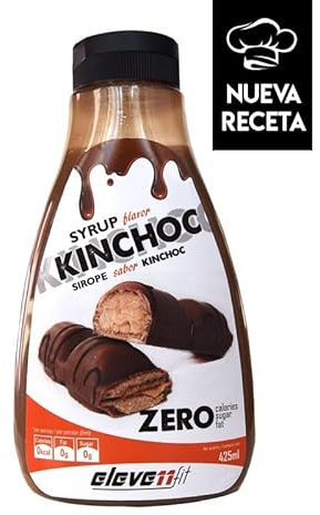 Eleven Fit Sirope Sin Azúcar | 0% Calorías, Libre de Grasas | Ideal para Postres Deliciosos y Saludables | Envase Antigoteo | Sabor Kinchoc