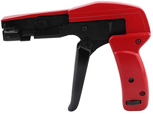 Pistola de sujeción de cables 2 en 1, herramienta de corte de sujeción de bridas de cables, pistola de sujeción de bridas de cables, hecha de acero con alto contenido de carbono, para