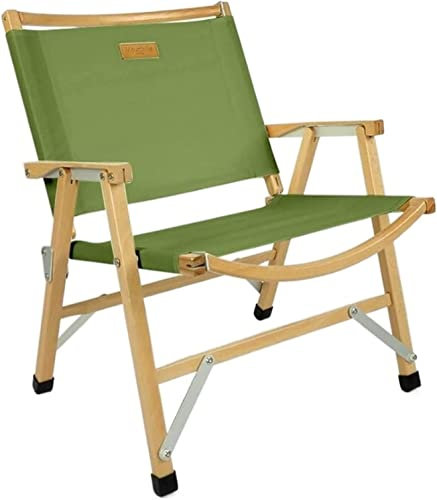 EKEGUY Campingstuhl Klappbarer Campingstuhl Faltbar Klappstuhl auf Lager, zusammenklappbar, tragbar, Strandstuhl, Holz, Ultraleicht, Camping, Angeln, Zuhause, Relax, Mondstuhl