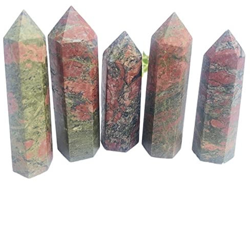 PAKMEZ Heimdekoration, 1 Stück, natürlicher Kristallstein, Obelisk, Aura, Edelsteinstab, Turmstab zur Dekoration Obelisk (Size : 8-9CM)