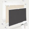Plissee ohne Bohren Plissees Klemmfix 85 x 130 cm (BxH) Anthrazit HOHE QUALITÄT - LANGLEBIG Easyfix klemmträger Plissee Tür & Fenster