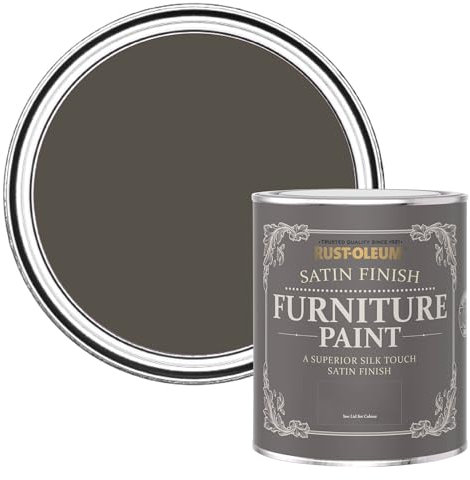 Rust-Oleum Brown Furniture Paint in Satin Finish - Fallow 750ml
