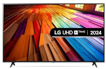 LG 65UT80006LA 65-Inch 4K UHD Smart TV, (α5 AI Processor Gen7, Freeview Play and Amazon Alexa, 60Hz), Ashed Blue [Model 2024]
