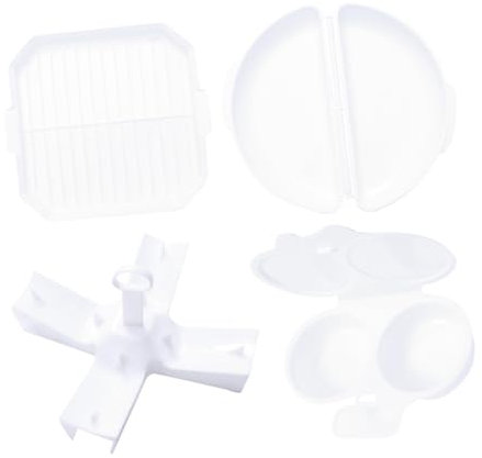 Garneck Juego Completo Para Hornear Vaporera Cesta De Freír Rejilla Parrilla Resistente y Multifuncional