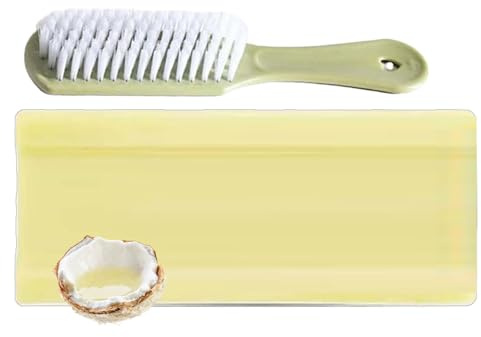 Barra de jabón para eliminación de manchas para ropa – Potente blanqueamiento y eliminación de, jabón suave en las manos con frescor | Pre-Treat Stains Easily, Effective On Grease, Grass & Dirt