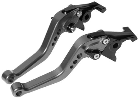 Maneta Embrague Freno Moto Para ADV 150 160 350 2021-2025 Palanca De Embrague Freno Corto Para Motocicleta Aluminio CNC Ajustable(Titanium)
