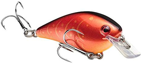 Strike King KVD 1.0 Squarebill Fishing Lure, Rayburn Red Craw