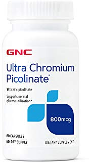 GNC Ultra Chromium Picolinate 800mcg, 60 Capsules