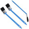 AB Tools Lot de 3 pinceaux coudés à longue portée pour radiateur 50 mm