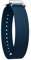 ULLCHRO Uhrenarmband Ersatzarmband Echtes Korn Leder Uhrenarmbänder Genähte Edging Armbanduhr mit Edelstahl Silberne Schnalle 18mm Navy Blau