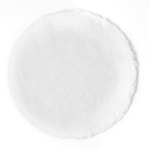 andiamo Lambskin weiches Sitzkissen rund 40 cm weiß 4er Set, 40 cm-4er, 708154