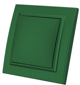 Interrupteur simple allumage,interrupteur mural plus vert 1 voie,interrupteur mécanique mural 86 mm, interrupteur standard 10 Amp, 250 V