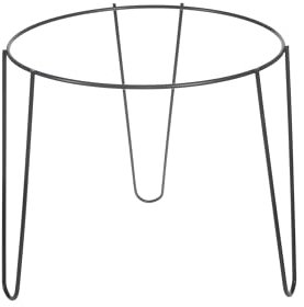 HERSIG - Soporte para maceta o macetero | Soporte forja negro decoración casa, jardin o balcón, d30x27cm