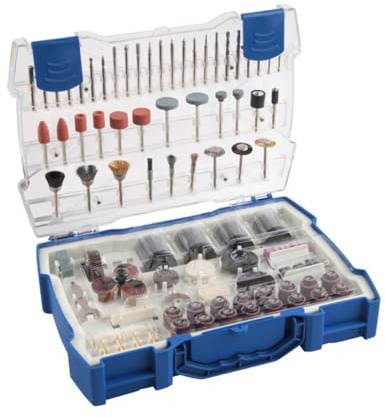 365pcs Outil Rotatif Accessoires Kit Accessoire Outil avec Multi-Taille Meulage Coupe Gravure Bits pour Perceuse Electrique et Mini Perceuse