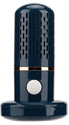 Machine à Laver les Fruits et Légumes, Charge USB sans Fil Portable Nettoyeur de Fruits et Légumes en Forme de Capsule Mini Purificateur de Fruits Purificateur Alimentaire avec Base pour(Bleu)