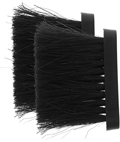 2pcs Fireplace Cleaning Brush Duster Cleaning Fireplace Brush Accessories Fireplace Brush Parts Broom Brush Replacement Fireplace Tools Sisal Workbench Replacement Brush
