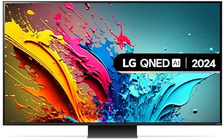 LG 65QNED87T6B 65-Inch 4K UHD Smart TV, (α8 AI Processor, Freeview Play and Amazon Alexa, 120Hz), Essence Graphite [Model 2024]