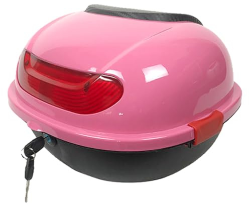 iplusmile Baúl Moto Respaldo Confortable Baúl Trasero Espacioso Caja Almacenaje para Equipaje Motocicleta Mujeres Fácil Instalación