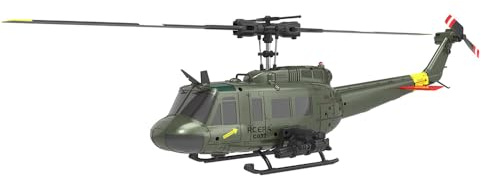 Torcster Hubschrauber Bell UH-1D Huey Brushless 6G 297mm RTF 2,4G Ferngesteuert 3D Anfänger Indoor Heli